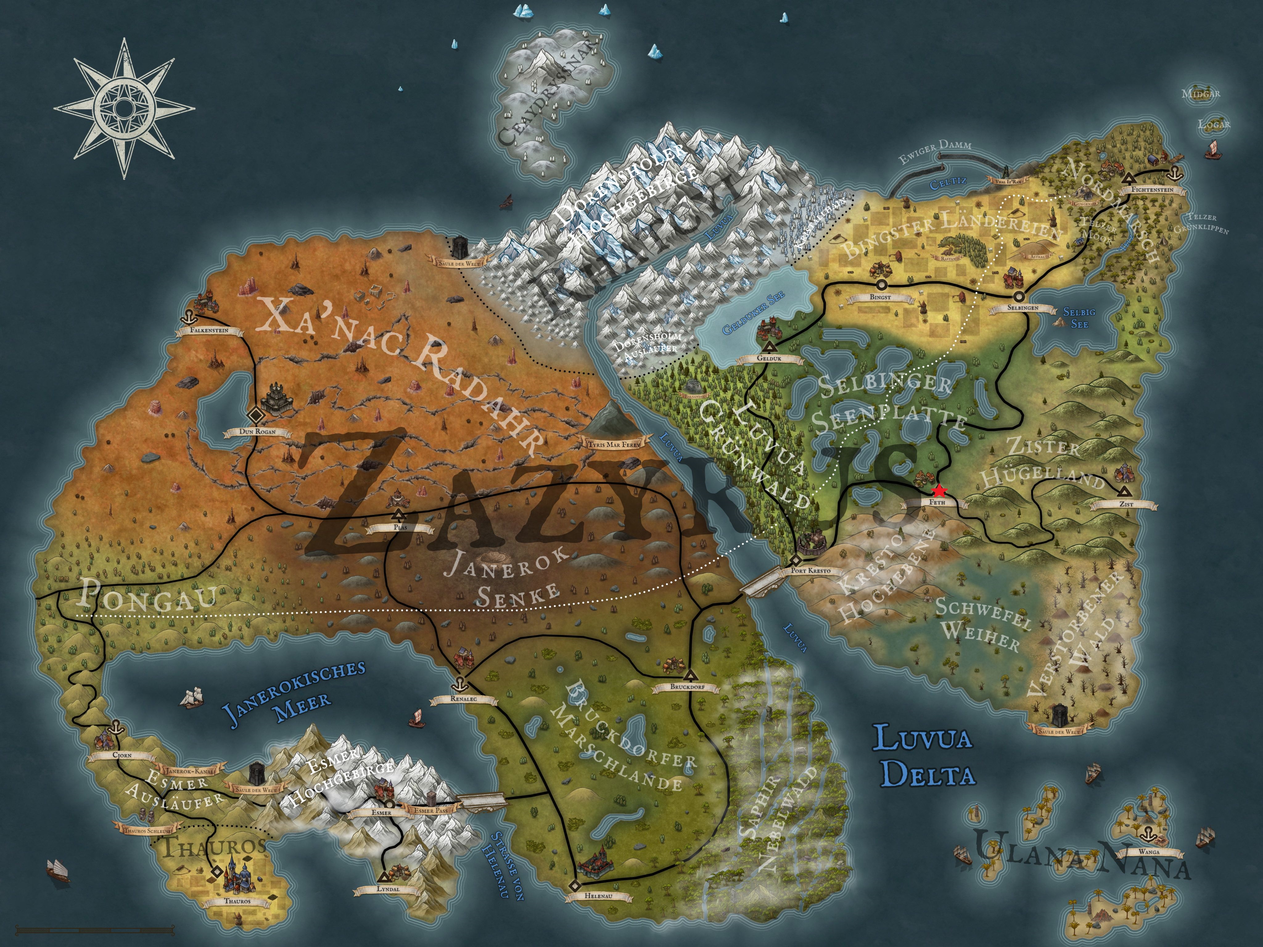 Worldmap Arkanthia Worldmap Arkanthia.